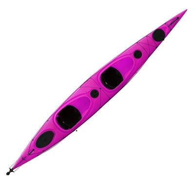 Sit In Sea Touring Kayak Huarui Kayak Fishing Two Person 4.5MM