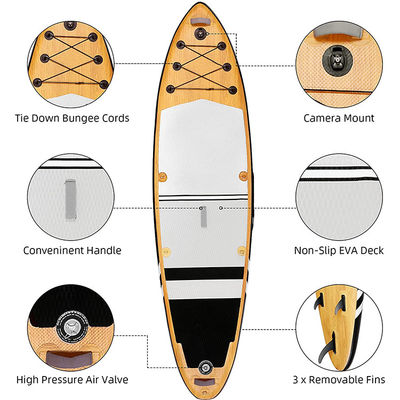 Unisex Inflatable Touring Sup Board Paddle 10'6" X 33" X 6" Surfing
