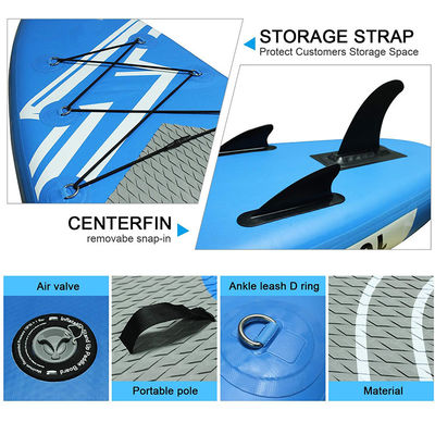 Military Pvc 280LBS Surf Paddle Board For Water Sports Area