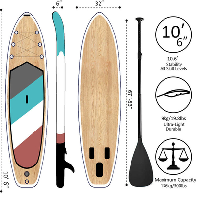 Surf Board Standup Paddleboard Inflatable Sup Water Board Surfboard Sup Paddle