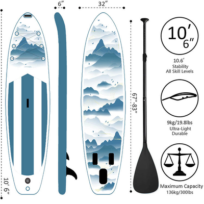 Water Sport Board Surfing Paddle Board Inflatable Standup Surfboard